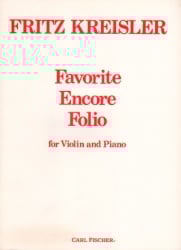 Fritz Kreisler: Favorite Encore Folio - Violin and Piano