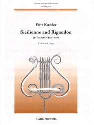 Sicilienne and Rigaudon - Violin and Piano