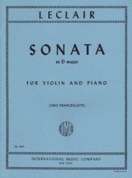 Sonata in D Major - Violin and Piano