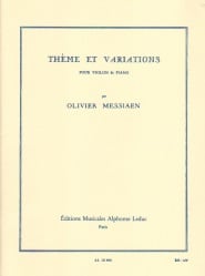 Theme et Variations - Violin and Piano