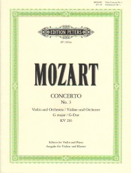 Concerto No. 3 in G Major, K. 216 - Violin and Piano