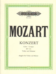 Concerto No. 3 in G Major, K. 216 - Violin and Piano