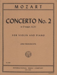 Concerto No. 2 in D Major - Violin and Piano