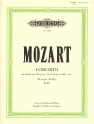 Concerto No. 1 in B-flat Major, K. 207 - Violin and Piano