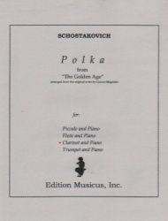 Polka from The Golden Age - Clarinet and Piano
