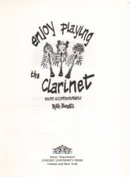 Enjoy Playing the Clarinet - Piano Accompaniment Book
