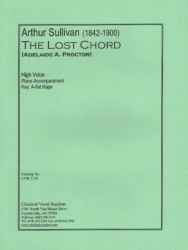Lost Chord - High Voice and Piano