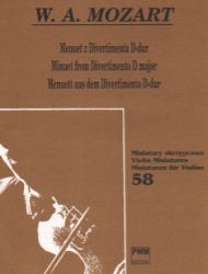 Minuet from Divertimento in D Major - Violin and Piano