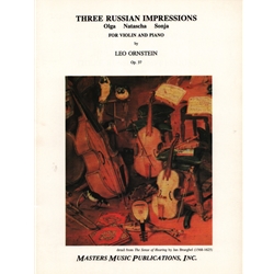 3 Russian Impressions, Op. 37 - Violin and Piano