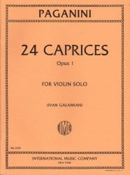 24 Caprices, Op. 1 - Violin Unaccompanied