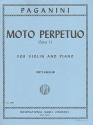 Moto Perpetuo, Op.11 - Violin and Piano