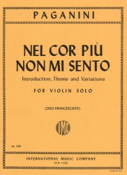 Nel Cor Piu Non Mi Sento - Violin Unaccompanied