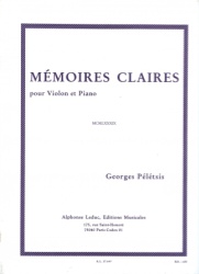 Memoires Claires - Violin and Piano