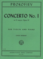 Concerto No. 1 in D Major, Op. 19 - Violin and Piano