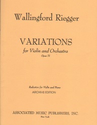 Variations, Op. 71 - Violin and Piano