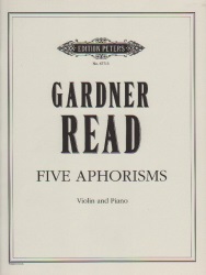 5 Aphorisms - Violin and Piano