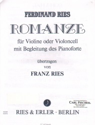 Romanze - Violin (or Cello) and Piano