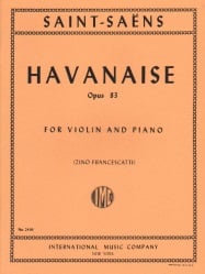 Havanaise, Op. 83 - Violin and Piano