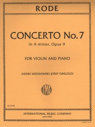 Concerto No. 7 in A Minor, Op. 9 - Violin and Piano