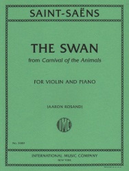 Swan (from Carnival of the Animals) - Violin and Piano