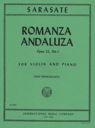 Spanish Dance "Romanza Andaluza," Op. 22, No. 1 - Violin and Piano