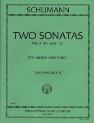 2 Sonatas, Opp. 105 and 121 - Violin and Piano
