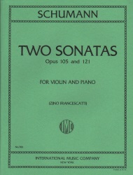 2 Sonatas, Op. 105 and 121 - Violin and Piano