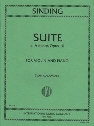 Suite in A minor, Op. 10 - Violin and Piano