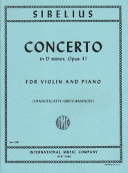 Concerto in D minor, Op. 47 - Violin and Piano