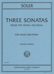 3 Sonatas from The Royal Escorial - Violin and Piano