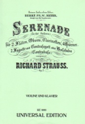 Serenade in E-flat Major, Op. 7 - Violin and Piano