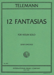 12 Fantasias - Violin Unaccompanied