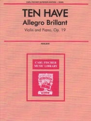 Allegro Brillant, Op. 19 - Violin and Piano