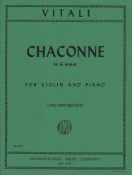 Chaconne in G Minor - Violin and Piano