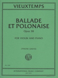 Ballade et Polonaise, Op. 38 - Violin and Piano