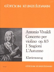 Concerto in F Major, Op. 8 No. 3: Autumn from The Four Seasons - Violin and Piano