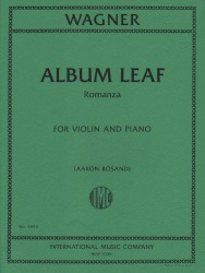 Album Leaf (Romanza) - Violin and Piano