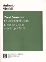 2 Sonatas, Op. 2 Nos. 11-12 - Violin and Guitar