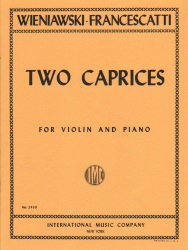 2 Caprices, Op. 18, No. 5 - Violin and Piano