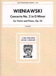 Violin Concerto No. 2 in D Minor, Op. 22 - Violin and Piano