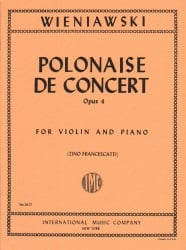 Polonaise de Concert, Op. 4 - Violin and Piano