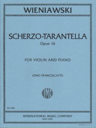 Scherzo-Tarantella, Op. 16 - Violin and Piano