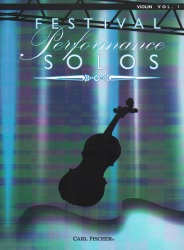 Festival Performance Solos: Violin, Vol. 1 - Violin Part