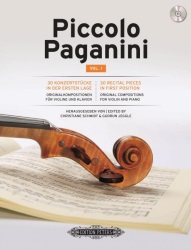 Piccolo Paganini, Volume 1 (Book/CD) - Violin and Piano