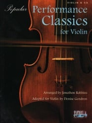 Popular Performance Classics (Book/CD) - Violin Solo Part