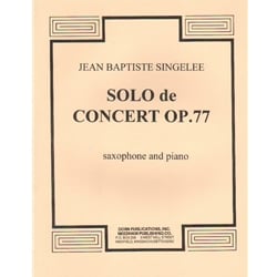 Solo de Concert, Op. 77 - Saxophone (B-flat or E-flat) and Piano
