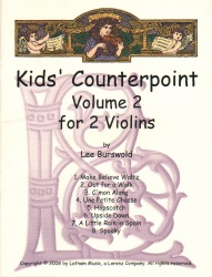 Kids' Counterpoint, Volume 2 - Violin Duet
