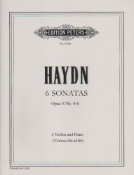 Six Trio Sonatas, Volume 2 (Op. 8 Nos. 4-6) - Violin Duet and Piano