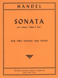 Sonata in C Minor, Op. 2 No. 1 - Violin Duet and Piano