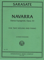 Navarra (Danza Espagnole), Op. 33 - Violin Duet and Piano